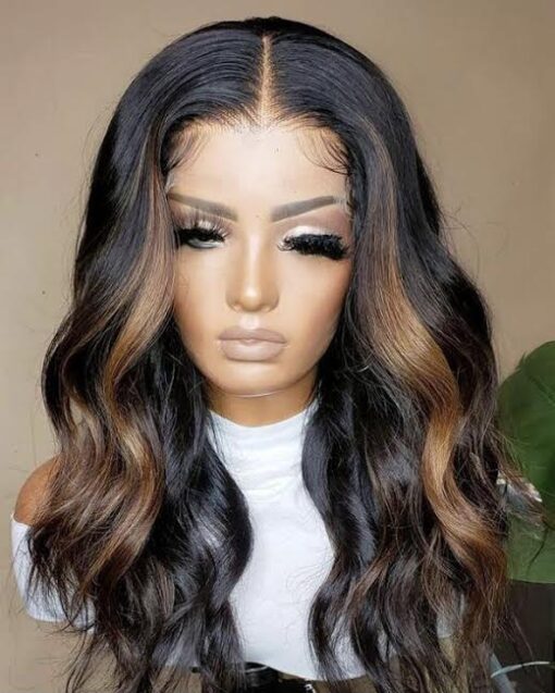 Highlight Color HD Lace Body Wave Lace Wigs