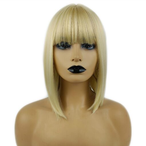 Women Basic Air Bangs ​Short Straight Wig - Image 3