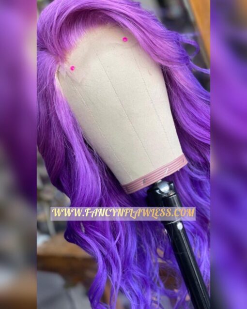 Violet ombré  - HD Lace Frontal Wig - Image 6