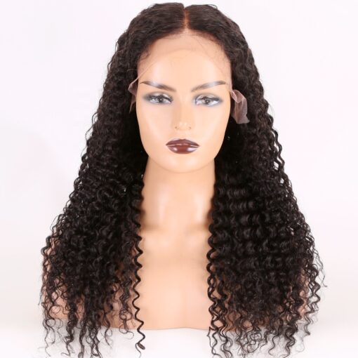 Gorgeous wavy 13X6 deeper parting lace frontal wig remy human hair brazilian hair wigs for black women - Image 2