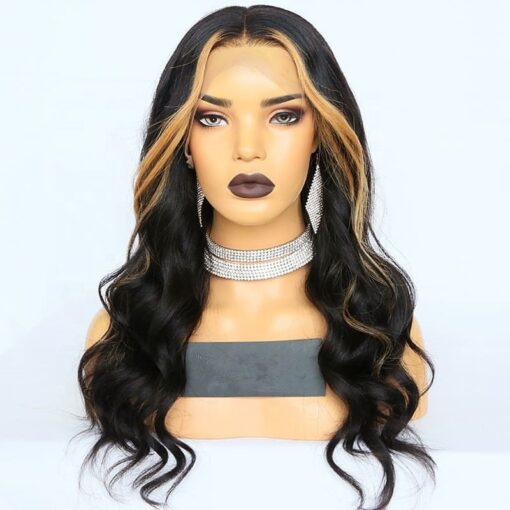 13X6 deeper parting lace frontal wig remy human hair brazilian hair wigs - Image 2