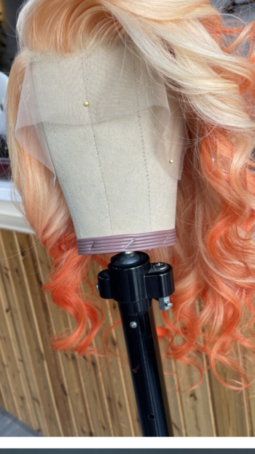 FancyNflawless cream sickle wig - 5x5 Closure Wig