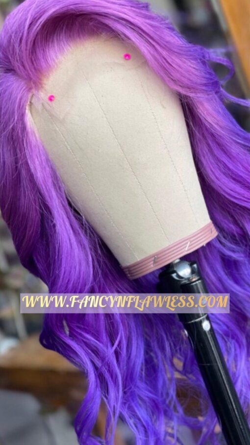 Violet ombré  - HD Lace Frontal Wig - Image 2