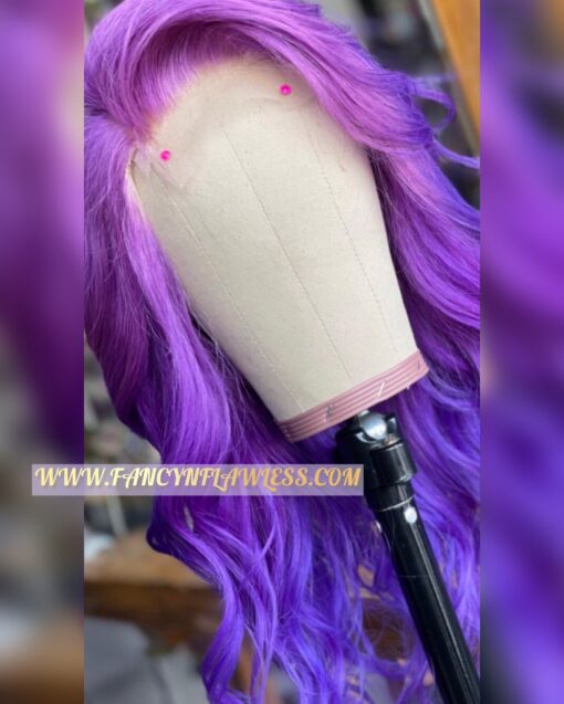 Violet ombré  - HD Lace Frontal Wig - Image 4