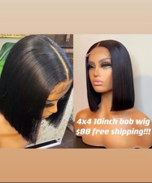 4x4 10 Inch Bob Wig