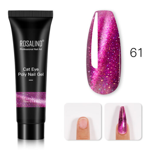 Fashion Glitter Nail Art Quick Extension Gel Nail Polish - Image 3