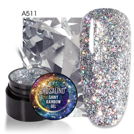 Fashion Multicolor Glitter Nail Glue - Image 13