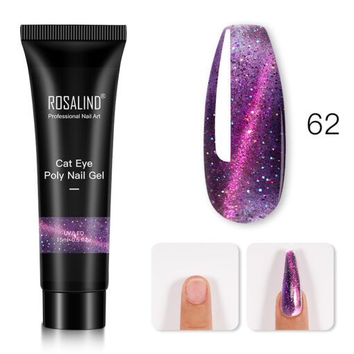 Fashion Glitter Nail Art Quick Extension Gel Nail Polish - Image 2