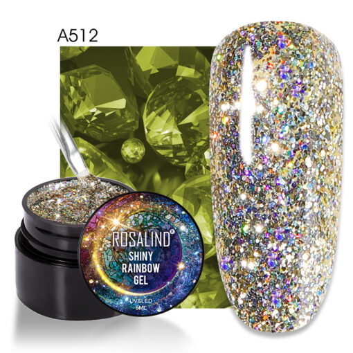 Fashion Multicolor Glitter Nail Glue - Image 12