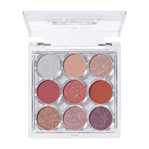 Women'S Fashion Matte Pearl Glitter Powder Nine-Color Eyeshadow Palette - Image 3