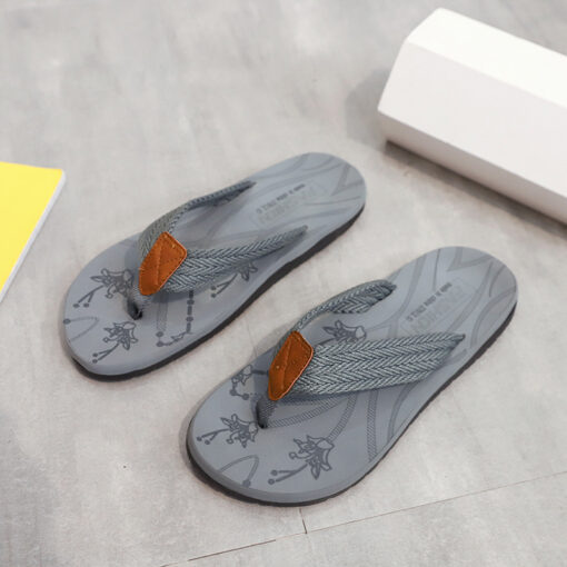 Men'S Fashion Flip Flops Soft Bottom Slippers - Image 2