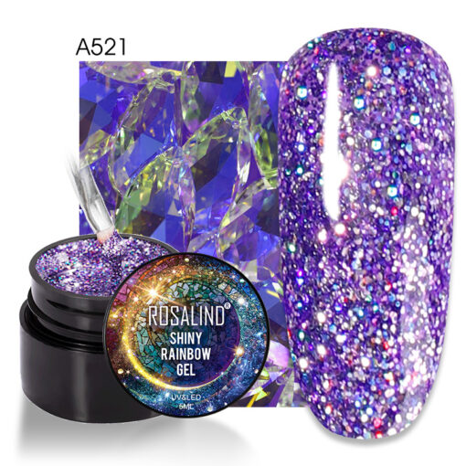 Fashion Multicolor Glitter Nail Glue - Image 3