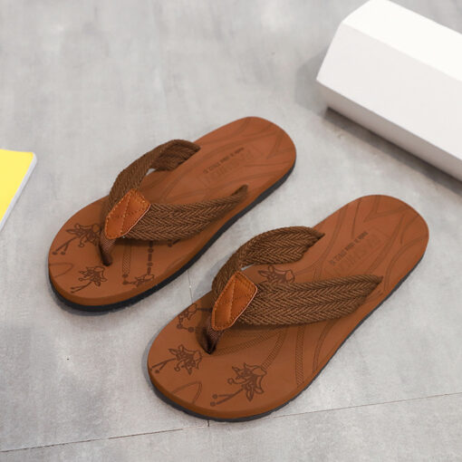 Men'S Fashion Flip Flops Soft Bottom Slippers - Image 3