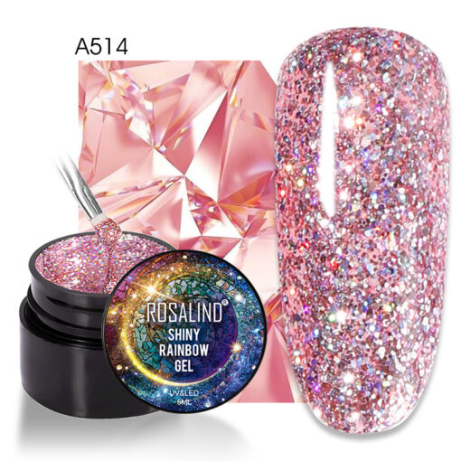 Fashion Multicolor Glitter Nail Glue - Image 10