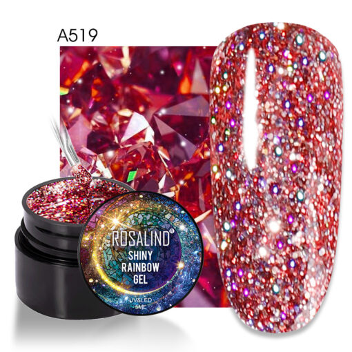 Fashion Multicolor Glitter Nail Glue - Image 5